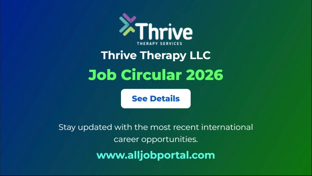 Thrive Therapy LLC Job Opportunity