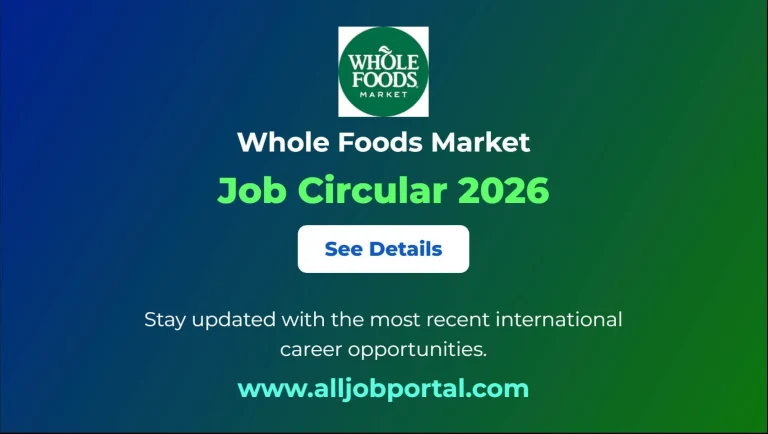Whole Foods Market Job Opportunity