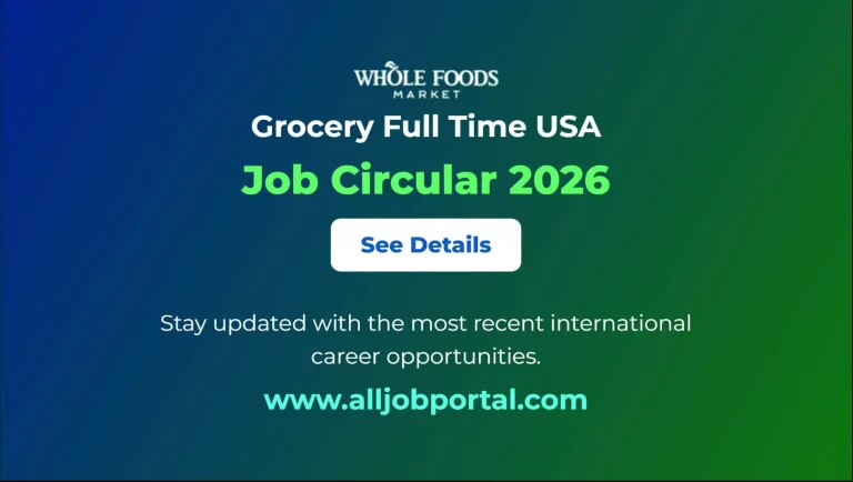 Grocery Full Time USA job 2026