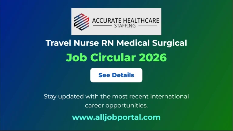 Travel Nurse RN Medical Surgical job opportunity 2026