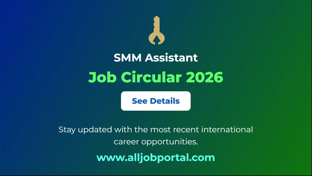 SMM Assistant Job Opportunity 2026