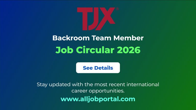 TJX Job Opportunity 2026