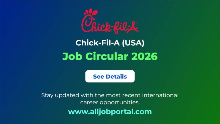 Chick-fil-A (USA) Job Opportunities 2026