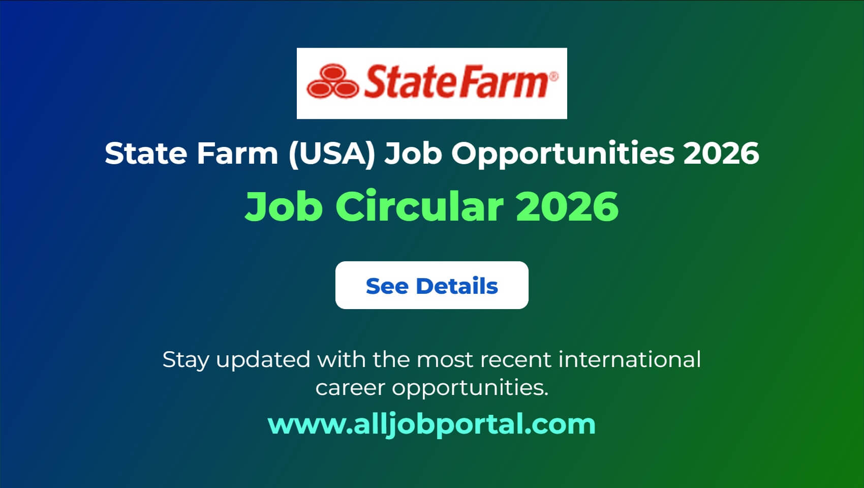 State Farm (USA) Job Opportunities 2026